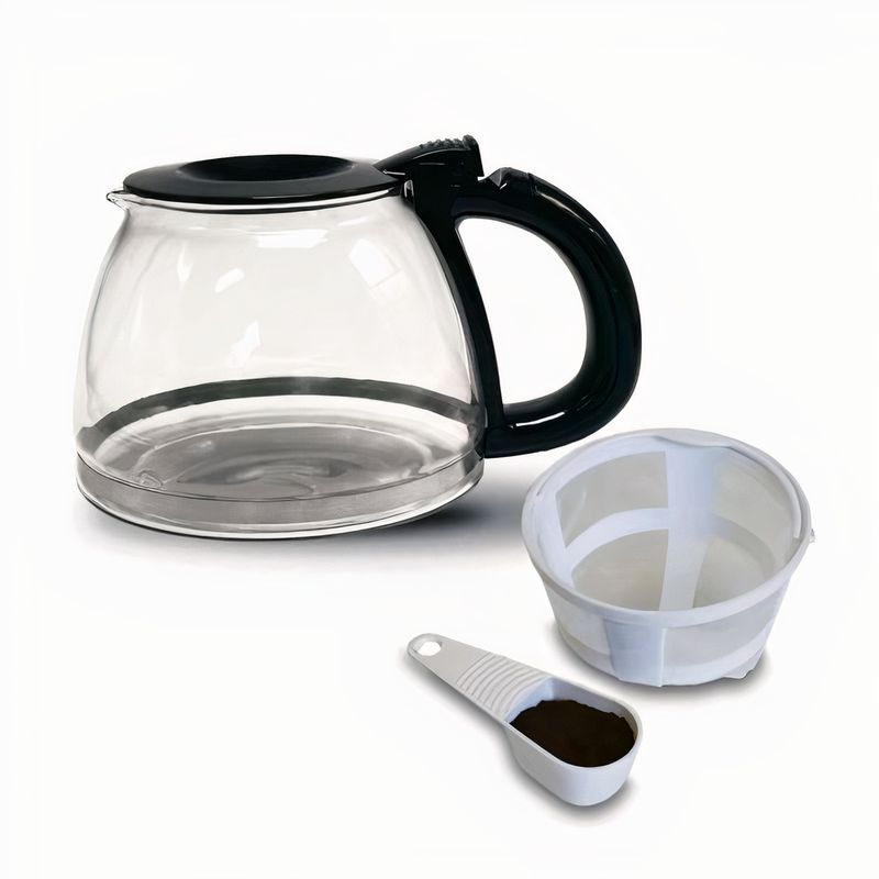 Cafetera Eléctrica 10-12 Tazas 1,25L Negro 800W Family Care