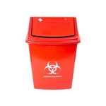 Papelera-tapa-vaiven-22-litros-paletizada-Roja-Colplast