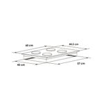 Estufa-de-empotrar-4-puestos-CG4013N-SE---Inox-Abba