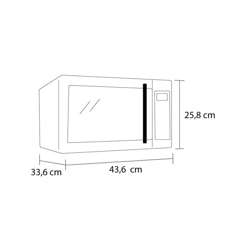 Horno Microondas Haceb Blanco 0.7 (20 Litros) - Haceb