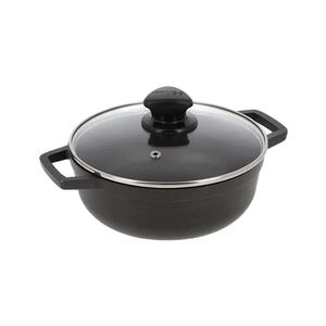 Caldero 26 cm aluminio fundido con tapa de vidrio A/A Original N°7 Imusa
