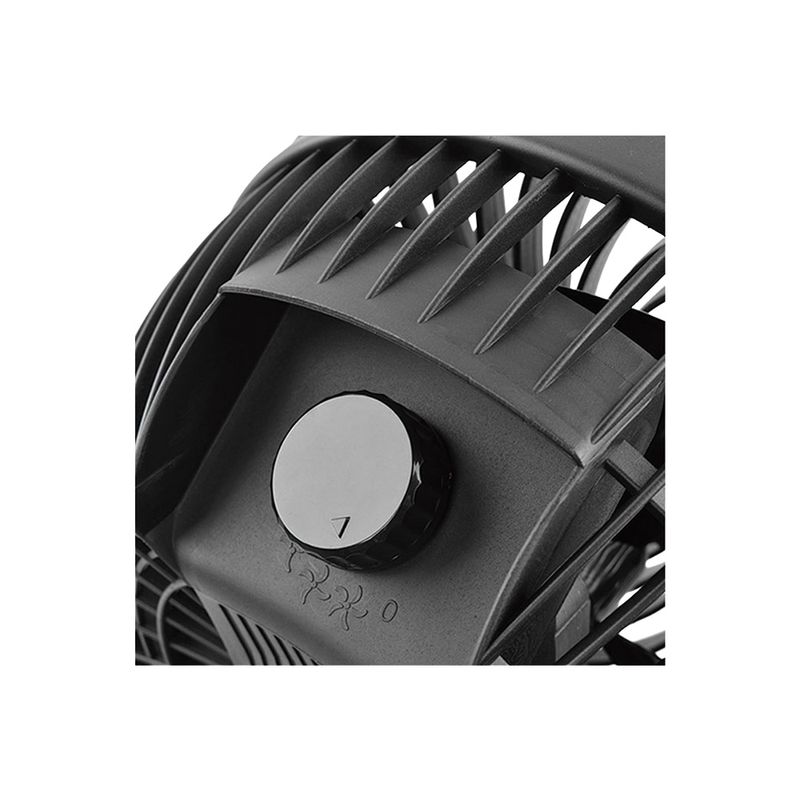 Ventilador de mesa y pared Kalley K-VM8N02 negro con 3 aspas de  polipropileno, 8 de diámetro 110 V