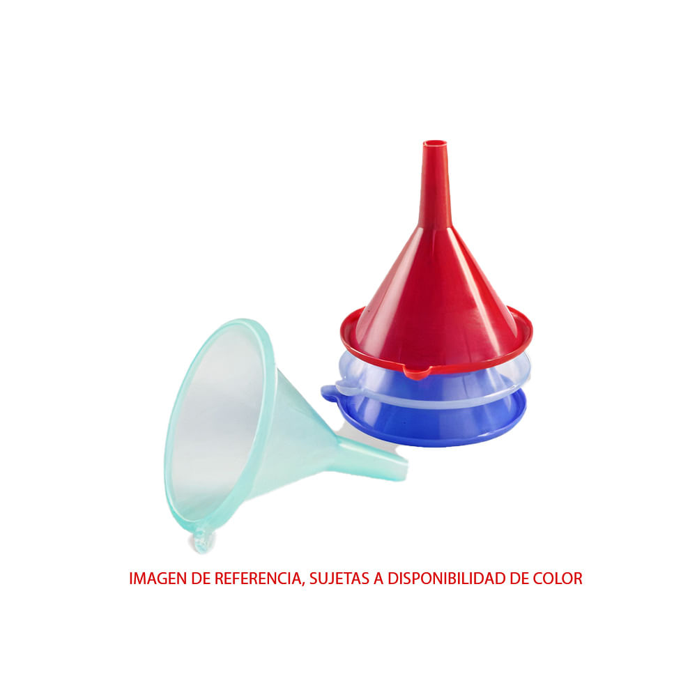 Embudo de plástico colorido de 5 uds embudo pequeñ – Grandado