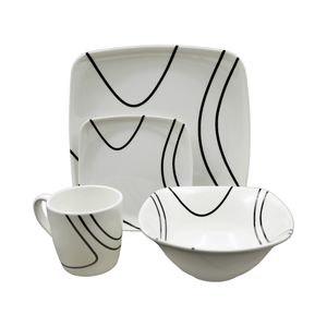 Vajilla primavera Diseño Lineas Sabana