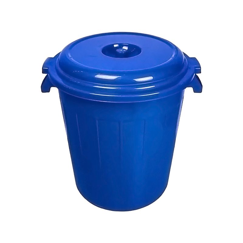 Tanque-80-litros-con-tapa-Azul-Oscuro-Colplast