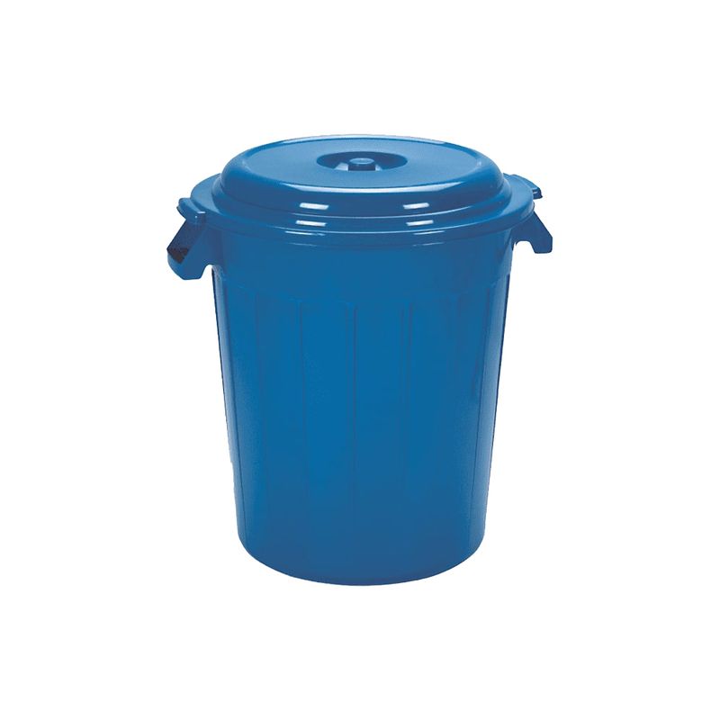 Tanque-50-litros-con-tapa-Azul-Oscuro-Colplast