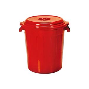 Tanque 50 litros con tapa Rojo Colplast