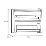 Porta rollos triple Rimax