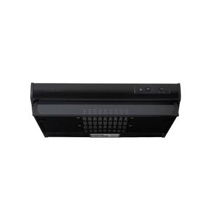 Campana extractora 2 velocidades Negra Challenger