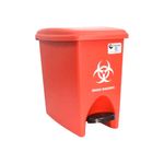 Papelera-de-pedal-rectangular-12-litros-Roja-Colplast
