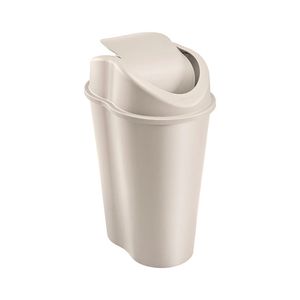 Papelera style tapa vaíven 25 litros Taupe Rimax