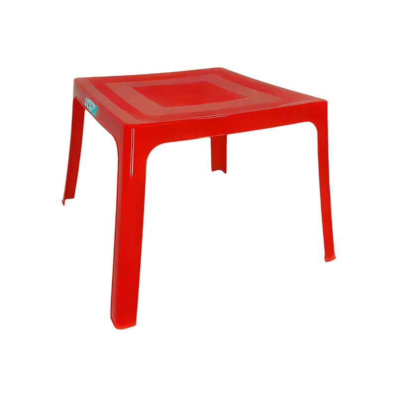 Mesa Italhome Infantil Mod 115 Plástico Roja