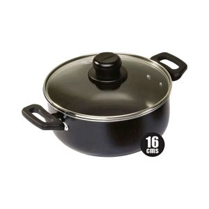 Olla aliada 16 cm tapa vidrio Universal