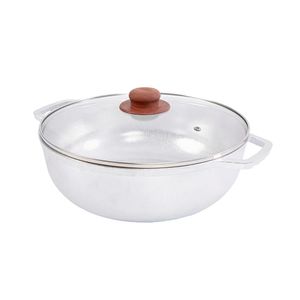 Caldero pomo tapa de vidrio  14 cm Universal