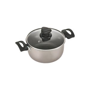 Olla 18 cm 2 litros antiadherente tapa de vidrio Talent Imusa