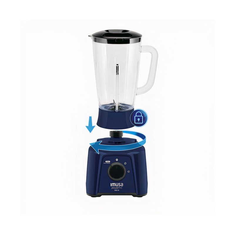 Licuadora-powermix-plus-2-velocidades-Azul-Imusa