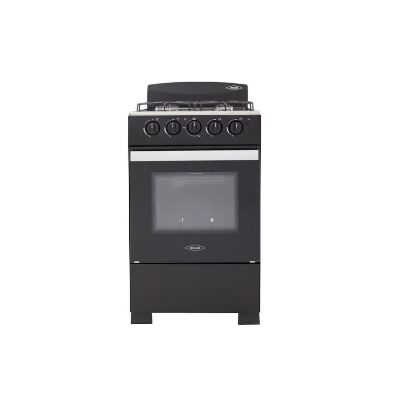 Estufa-romero-4-puestos-con-horno-50-cm-Negra-Haceb