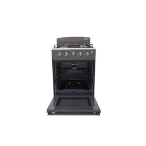 Estufa de Piso 4 Puestos Gas Natural con Horno Romero Plata Haceb