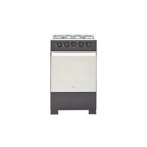 Estufa de piso 4 puestos gas natural con horno romero Negra Haceb
