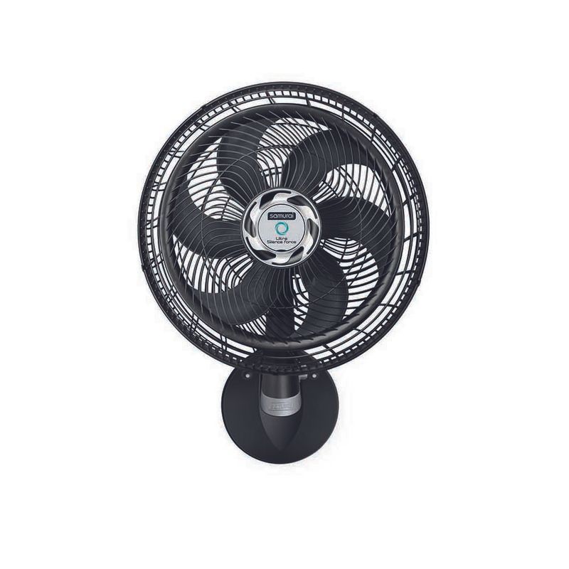 Ventilador de pared silence force 18 pulgadas - 3 velocidades - Negro  Samurai