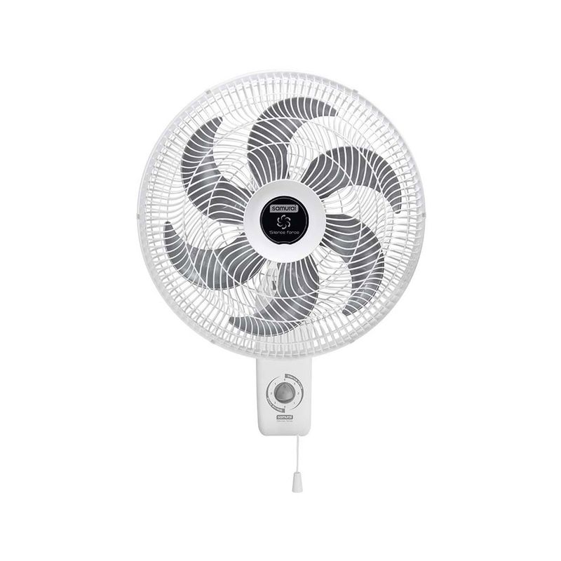 Ventilador de pared silence force 18 pulgadas - 3 velocidades - Blanco  Samurai