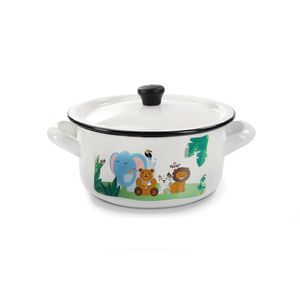 Olla infantil de peltre con tapa 22 cm Teteros North