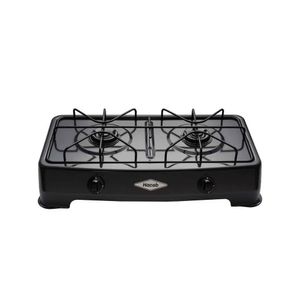 Estufa Haceb de Mesa 2 Puestos a Gas Propano – Color Negro