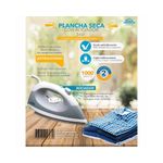 Plancha-seca-HEPS560G-Home-Elements-gris-y-blanco-liviana-con-suela-antiadherente-y-control-de-temperatura.