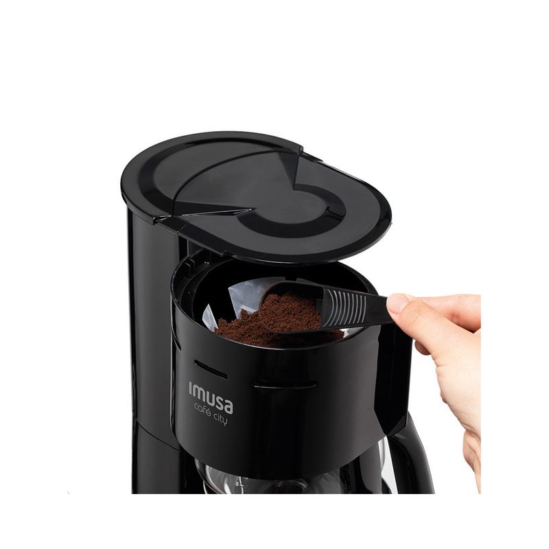 Cafetera IMUSA 12 tazas Cafecity XL Negro