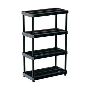 Estanteria ventilada 18 pulgadas 4 niveles Negra Rimax