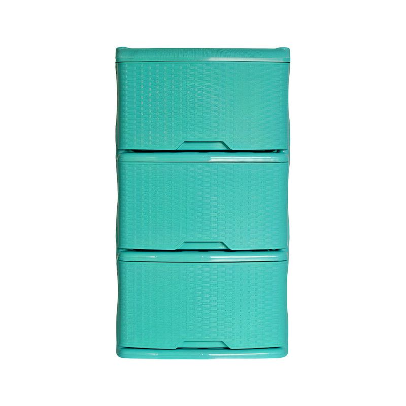 Mueble-organizador-rattan-x3-Azul-Marino-Rimo