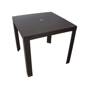 Mesa 4 puestos coral rattan - Wengue Colplast