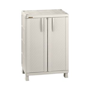 Armario mediano rattan - Taupe Rimax