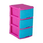 Mueble-organizador-rattan-x3-Fucsia---Azul-Marino-Rimo
