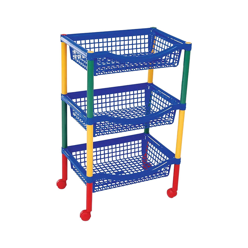 Carrito cocina rectangular 3 niveles - surtido