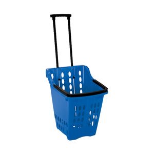 Canasta transportadora movil Azul Rimax