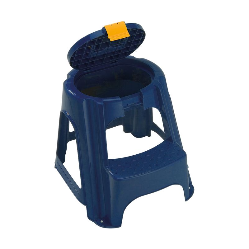 Escalesilla-con-tapa-organizadora-Azul-Petroleo-Rimax