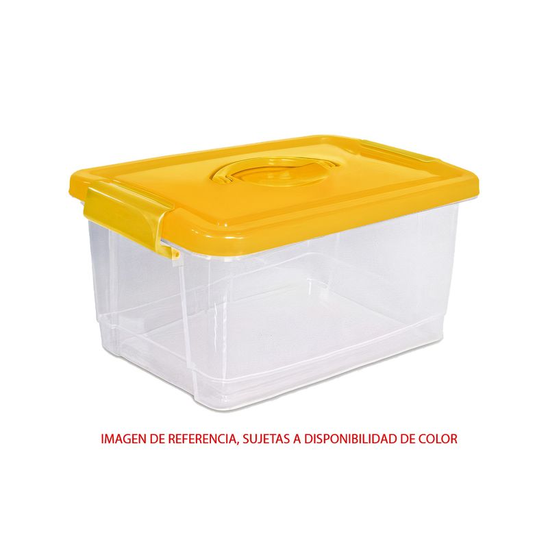 Plastic Forte - Caja de 4 litros con tapa color surtido : : Hogar  y cocina