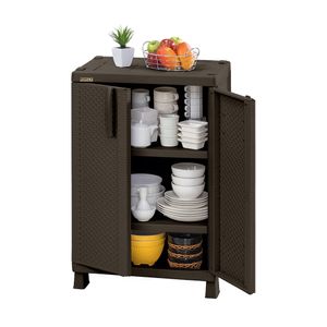 Armario mediano rattan - Wengue Rimax