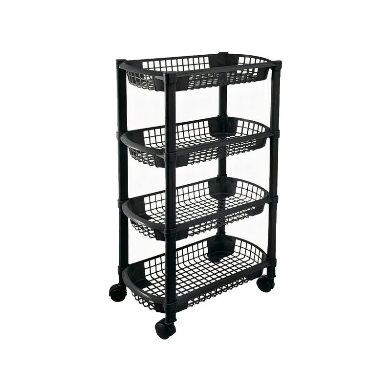 Canastilla-rectangular-movil-4-niveles-Negra-Mq