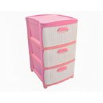Organizador-Rattan-Dubai-x3---Rosado-Blanco-Prodehogar