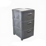 Organizador-Rattan-Dubai-x3---Gris-Prodehogar