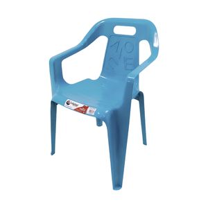 Silla infantil peletizada Azul Hortensia Colplast