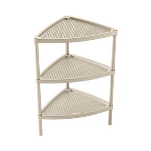 Mesa multiusos triangular 3 niveles Taupe Rimax