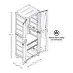 Armario-para-ropa-rattan---Wengue-Rimax