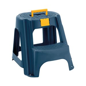 Escalesilla con tapa organizadora Gris Rimax