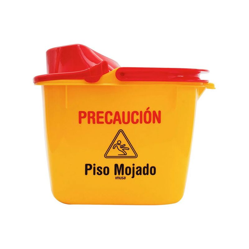 Balde-14-litros-con-escurridor-Precaucion-Imusa