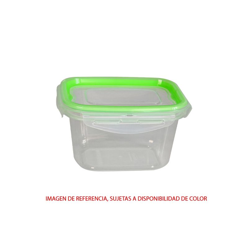 Caja Organizadora De Plastico Transparente 12.5 L Con Tapa Color