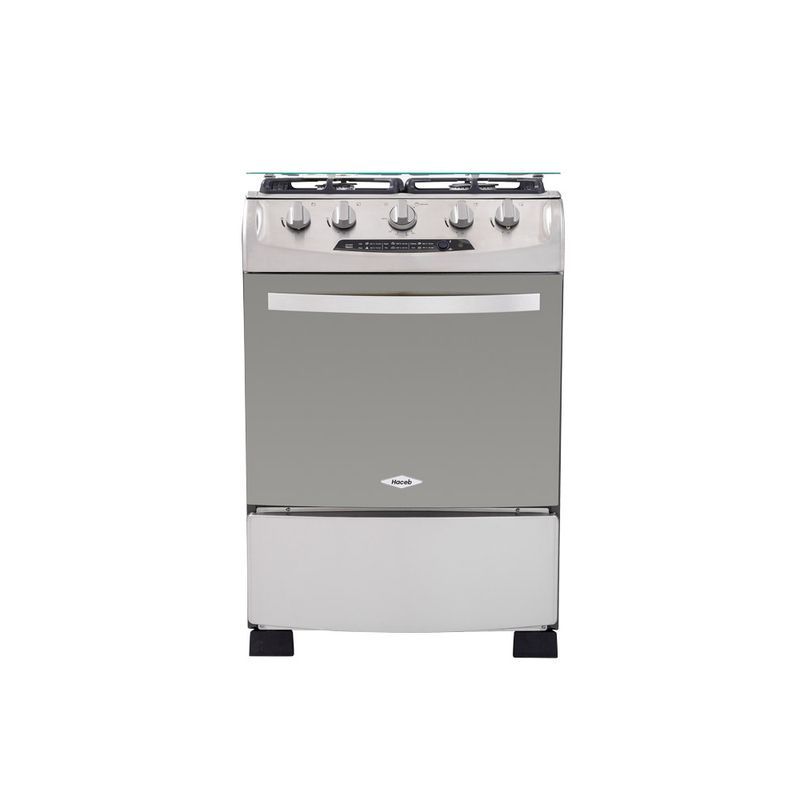 Estufa-oregano-4-puestos-con-horno-60-cm-Inox-Haceb