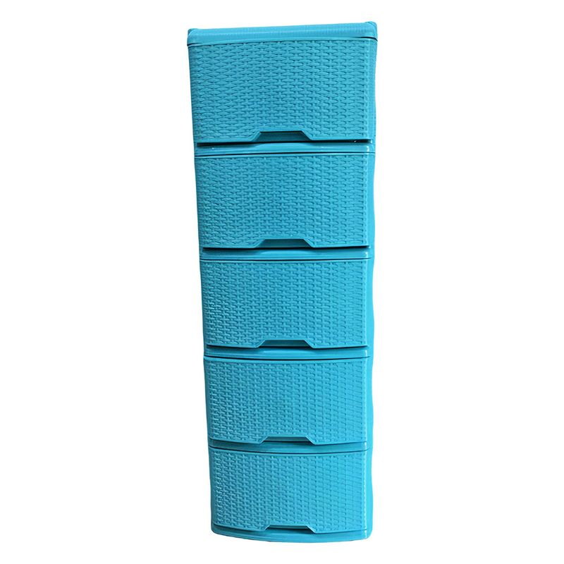 Mueble-organizador-rattan-x5-Azul-Marino-Rimo